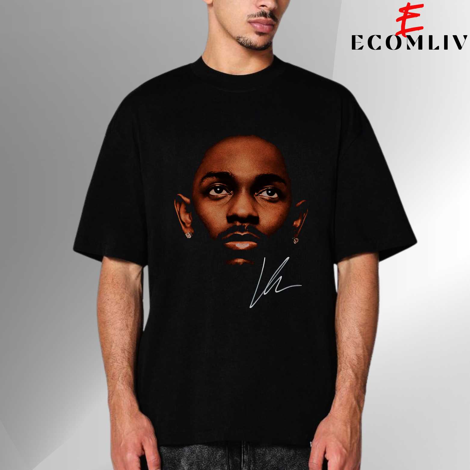 Kendrick Lamar Streetwear Tee Shirt, Iconic Hip Hop Look